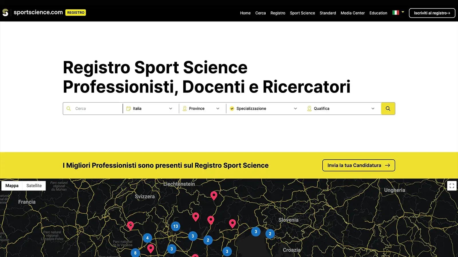 Registro Sport Science